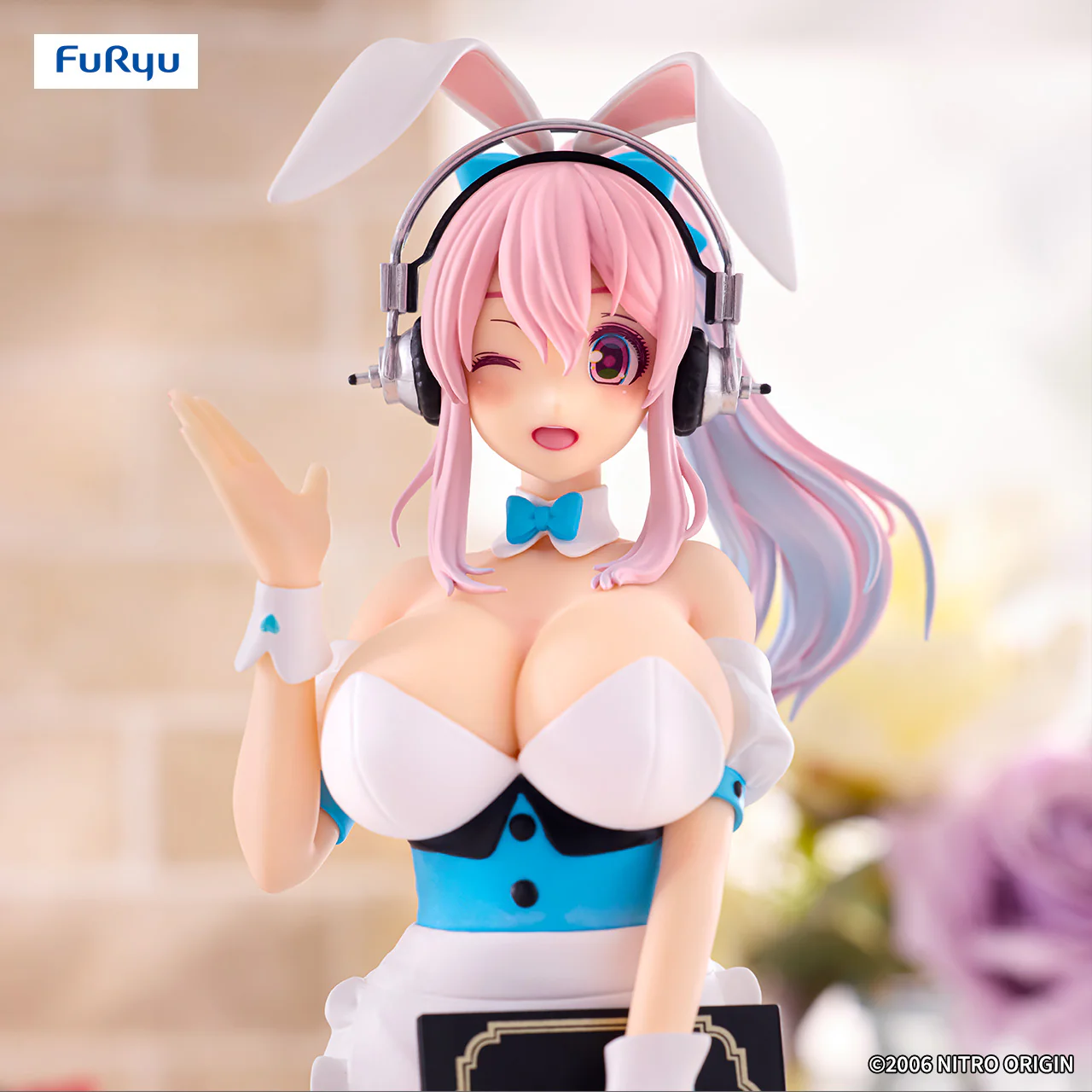 SoniComi (Super Sonico) - Sonico - BiCute Bunnies - Waitress Light Blue ver. (FuRyu) - Image 2