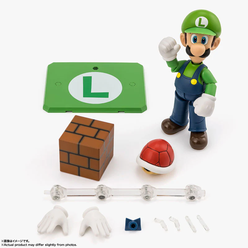Super Mario Brothers - Luigi - S.H.Figuarts (Bandai Spirits) - Image 6