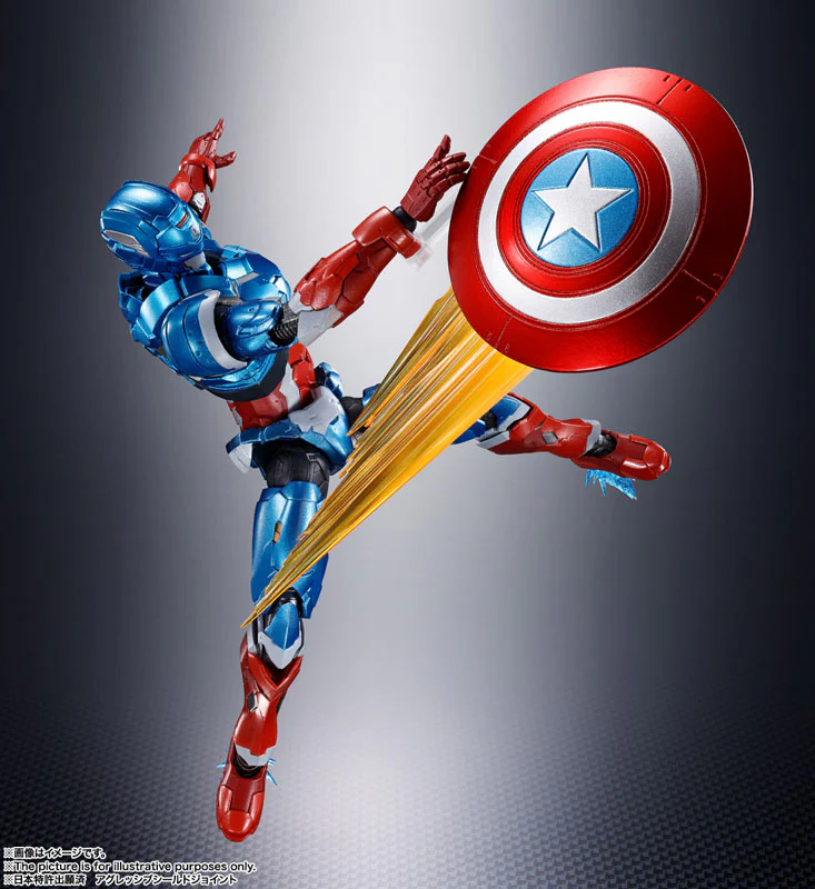 Tech-on Avengers - Captain America - S.H.Figuarts - (Tech-on Avengers) (Bandai Spirits) - Image 5