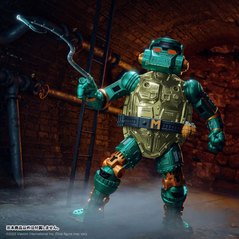Teenage Mutant Ninja Turtles Warrior Metalhead Michelangelo Action Figure - Image 3