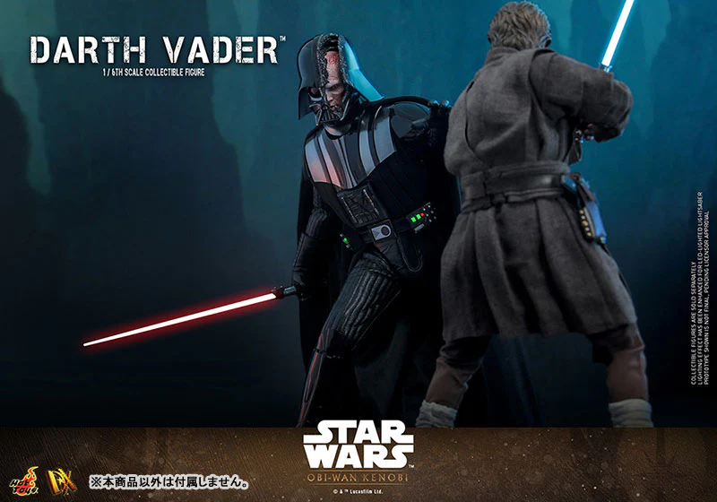 Television Masterpiece Deluxe - Obi-Wan Kenobi - Darth Vader - 1/6 (Hot Toys) - Image 7