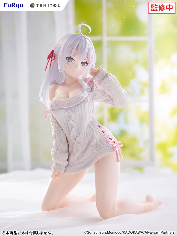 Tokidoki Bosotto Russia-go de Dereru Tonari no Alya-san - Alisa Mikhailovna Kujou - Big Noodle Stopper Figure - Noodle Stopper Figure - Tenitol - Knit Ver. (FuRyu) - Image 3