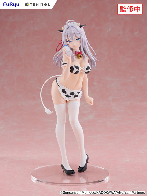 Tokidoki Bosotto Russia-go de Dereru Tonari no Alya-san - Alisa Mikhailovna Kujou - Tenitol - Tenitol Tall - Cow ver. (FuRyu) - Image 3