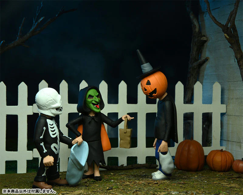 Toony Terrors / Halloween III Stylized 6 Inch Action Figure: Silver Shamrock Kids 3PK - Image 2