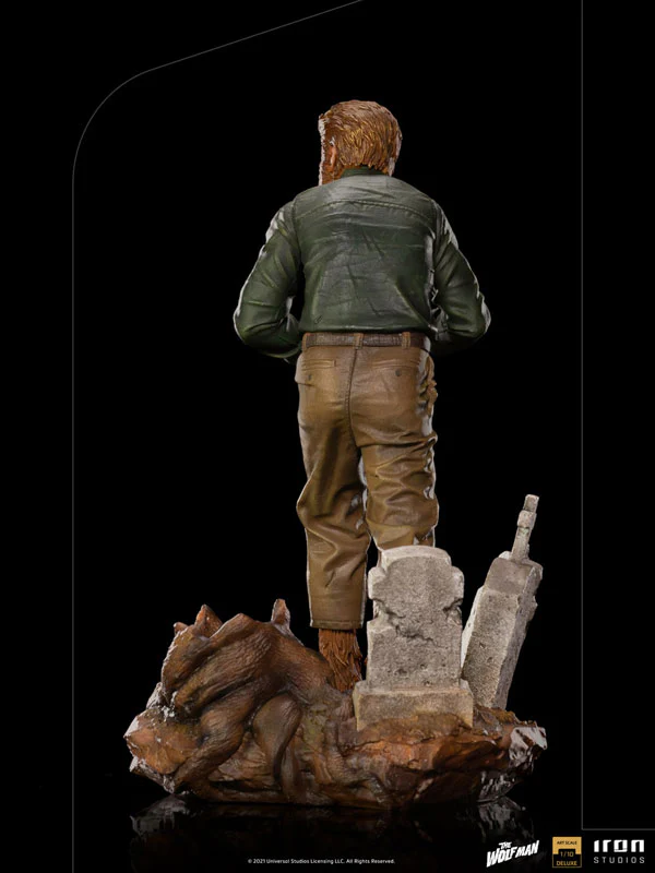 "Universal Monsters" Iron Studios Statue "Deluxe Art Scale" 1/10 Scale Wolf Man - Image 3