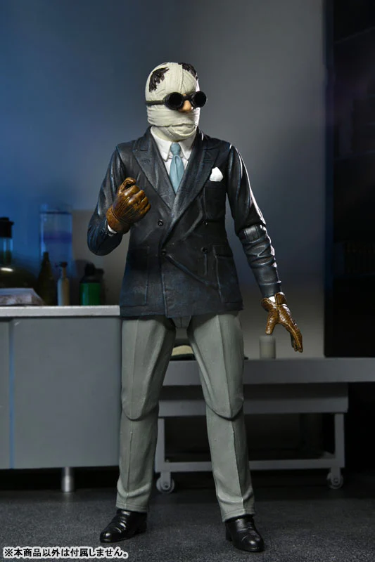 Universal Monsters/ The Invisible Man: Dr. Jack Griffin Ultimate 7 Inch Action Figure - Image 4