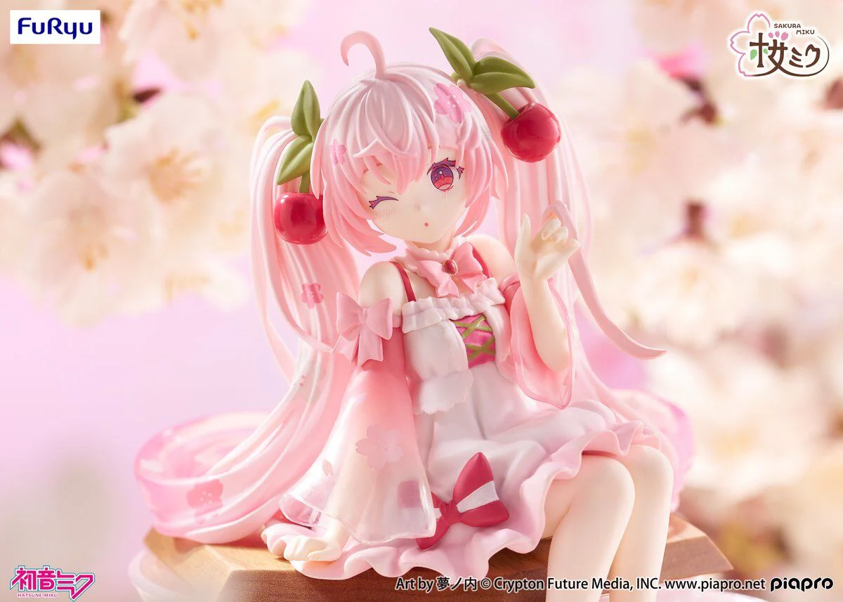 Vocaloid - Hatsune Miku - Noodle Stopper Figure - Sakura, 2025, Wink Ver. (FuRyu) - Image 4